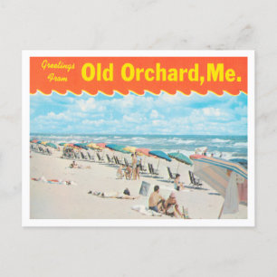 Carte Postale Salutations de Old Orchard Beach, Maine Travel