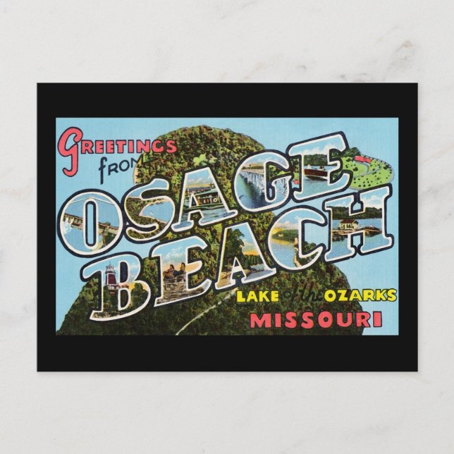Carte Postale Salutations de Osage Beach Missouri (Devant)