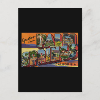 Carte Postale Salutations de Palm Springs en Californie
