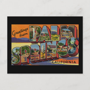 Carte Postale Salutations de Palm Springs en Californie