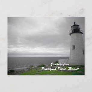 Carte Postale Salutations de Pemaquid Point, Maine !