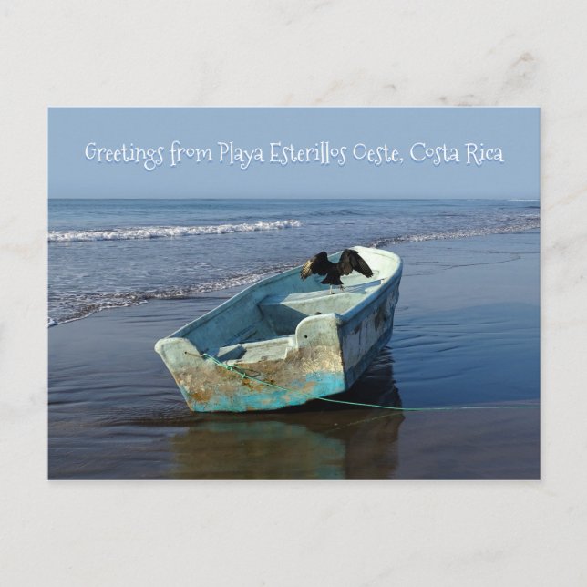 Carte Postale Salutations de Playa Esterillos Oeste, Costa Rica (Devant)
