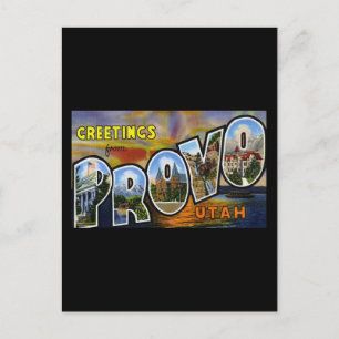 Carte Postale Salutations de Provo Utah