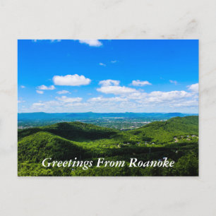 Carte Postale Salutations de Roanoke