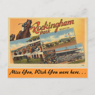 Carte Postale Salutations de Rockingham Park