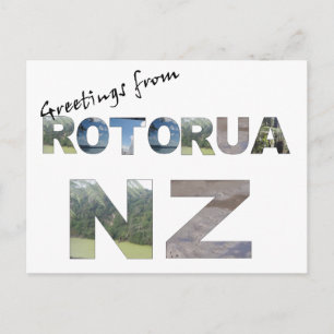 Carte Postale Salutations de Rotorua NZ