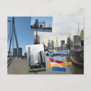 Carte Postale Salutations de Rotterdam