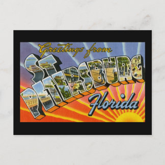 Carte Postale Salutations de Saint-Pétersbourg en Floride