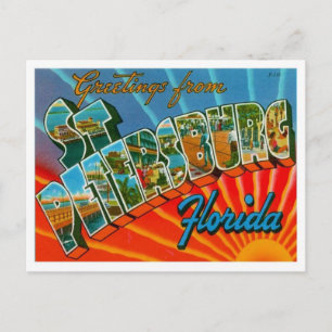 Carte Postale Salutations De Saint-Pétersbourg Floride