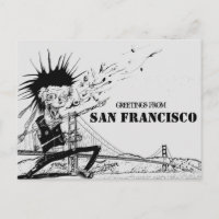 Salutations de San Francisco punk rock voyage