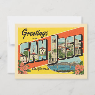 Carte Postale "Salutations de" San Jose California