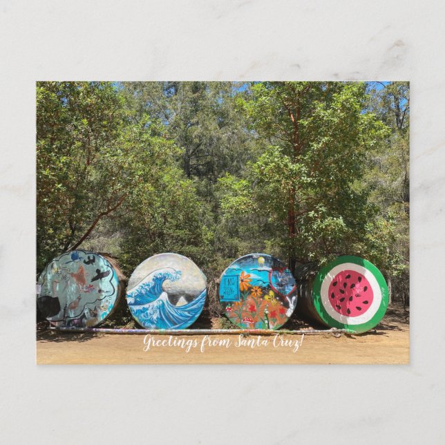 Carte Postale Salutations de Santa Cruz ! (Devant)