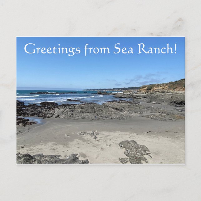 Carte Postale Salutations de Sea Ranch ! (Devant)