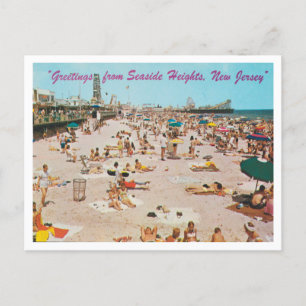 Carte Postale Salutations de Seaside Heights, New Jersey Travel