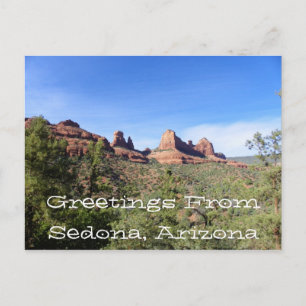 Carte Postale Salutations De Sedona, Arizona