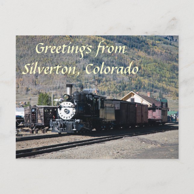 Carte Postale Salutations de Silverton, Colorado (Devant)