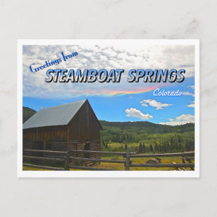 Carte Postale Salutations de Steamboat Springs, Colorado
