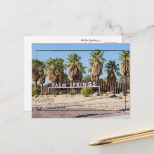 Carte Postale Salutations de Sunny Palm Springs, Californie
