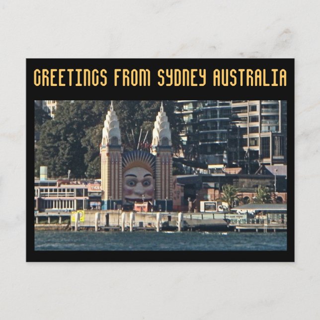 Carte Postale Salutations de Sydney Australie (Devant)