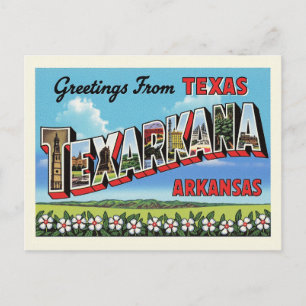 Carte Postale Salutations de Texarkana