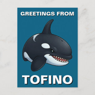 Carte Postale Salutations de Tofino Orca