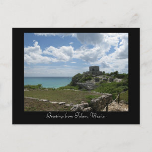 Carte Postale Salutations de Tulum, Mexique
