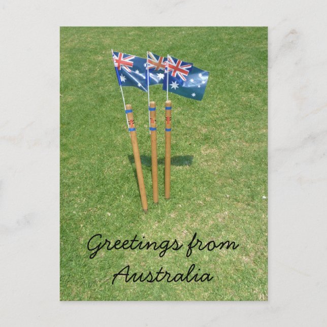 Carte Postale salutations de tump australien (Devant)
