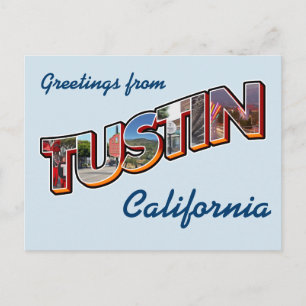 Carte Postale Salutations de Tustin, Californie