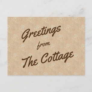 Carte Postale Salutations de voyage des invités Maison de vacanc