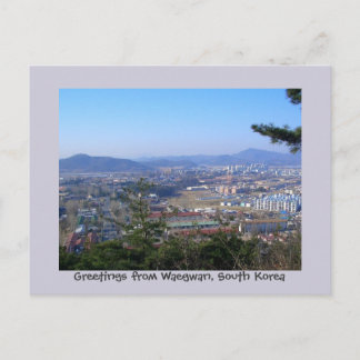Carte Postale Salutations de Waegwan, Corée du Sud