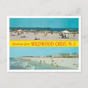 Carte Postale Salutations de Wildwood Crest, New Jersey Travel