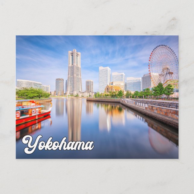 Carte Postale Salutations De Yokohama, Japon (Devant)