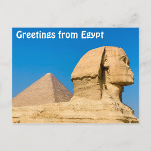 Carte Postale Salutations d'Egypte