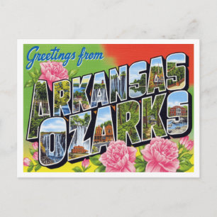 Carte Postale Salutations depuis les Ozarks de l'Arkansas