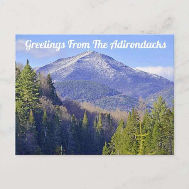 Carte Postale Salutations Des Adirondacks (Devant)