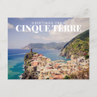 Salutations des Cinque Terre, Vernazza Postcard