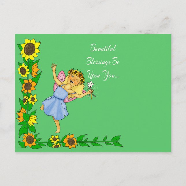 Carte Postale Salutations d'été Pagan (Devant)