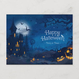 Carte Postale Salutations d'Halloween