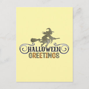 Carte Postale Salutations d'Halloween - Halloween