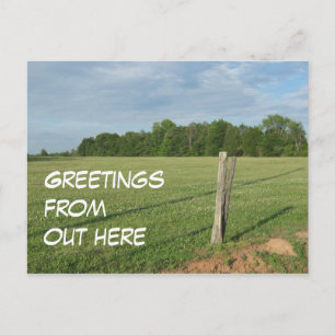 Carte Postale Salutations d'ici