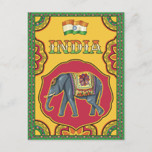 Carte Postale Salutations d'Inde