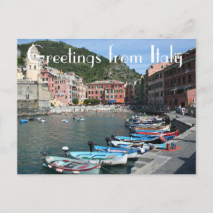 Carte Postale Salutations d'Italie