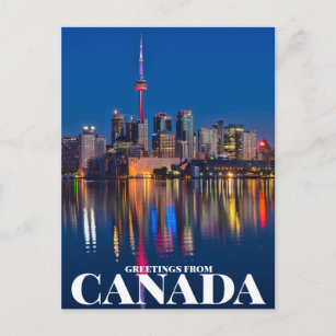 Carte Postale Salutations du Canada