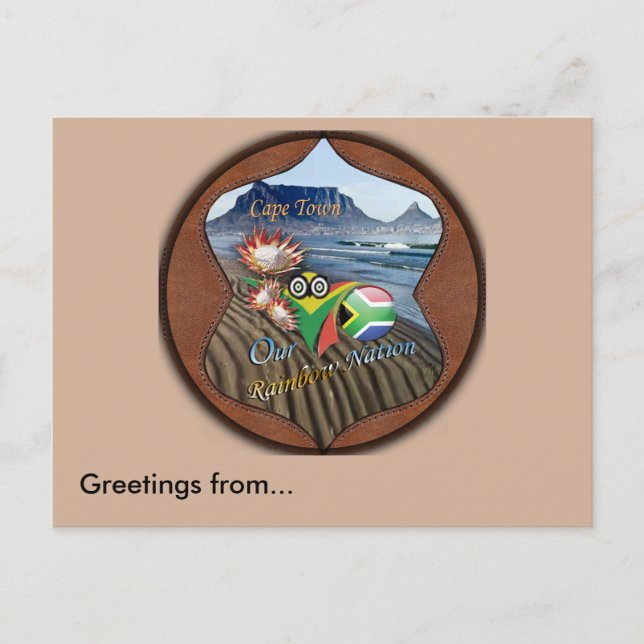 Carte Postale Salutations du Cap (Devant)