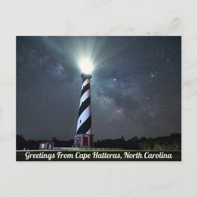 Carte Postale Salutations du cap Hatteras (Devant)