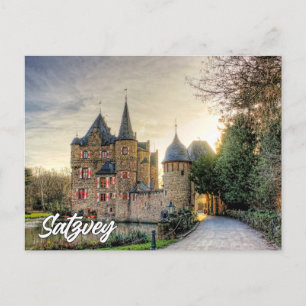 Carte Postale Salutations du château de Satzvey, Allemagne