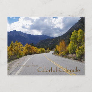 Carte Postale Salutations du Colorado