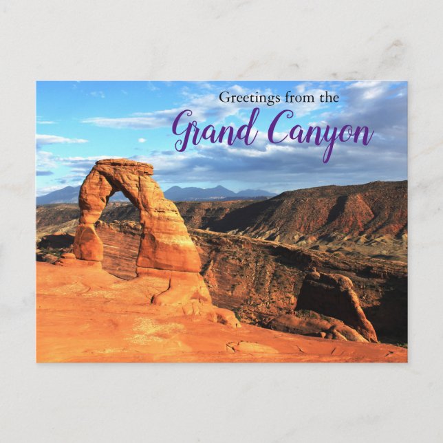 Carte Postale Salutations du Grand Canyon   (Devant)