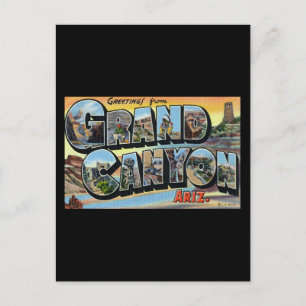 Carte Postale Salutations du Grand Canyon Arizona