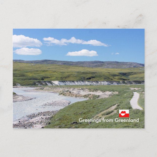 Carte Postale Salutations du Groenland 224 (Devant)